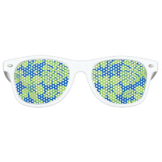 LUNETTES DE FÊTE RETRO BIKINI ROSE (BLEU/VERT)