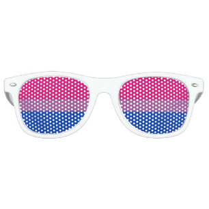 Lunettes De Fête Retro Bisexual pride