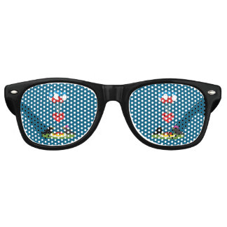 Lunettes De Fête Retro Blackbird's Spaghetti Meatballs Valentine's Date
