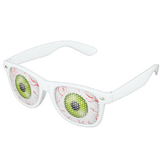 Lunettes De Fête Retro Blooshot Eyeballs Halloween Horror Party Shades
