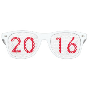 Lunettes De Fête Retro Bonne année 2016 verres