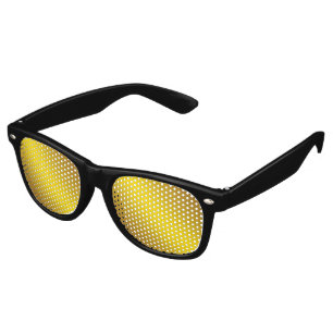 Lunettes De Fête Retro Bright Gold Party Shades