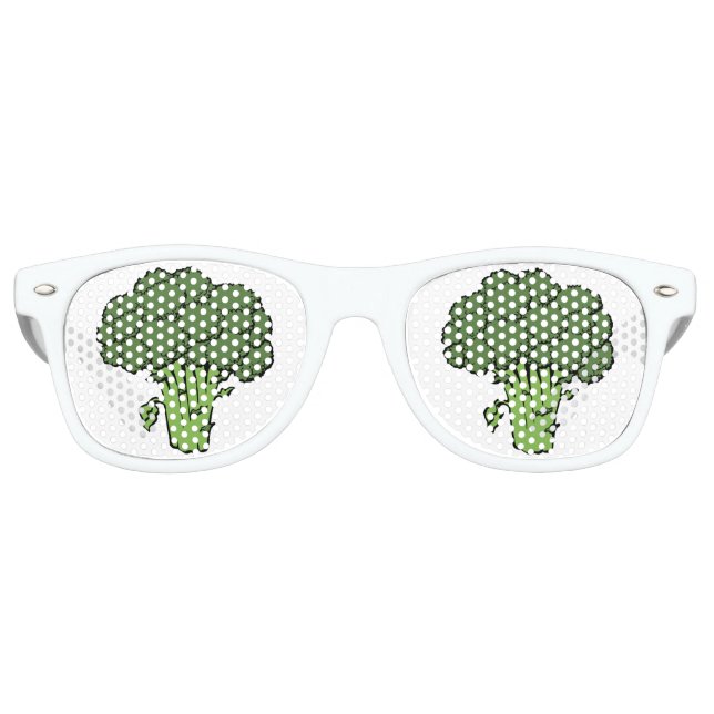 Lunettes De Fête Retro Broccoli vert (Devant)