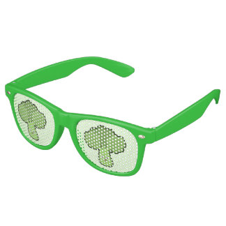 Lunettes De Fête Retro Brocoli Kawaii
