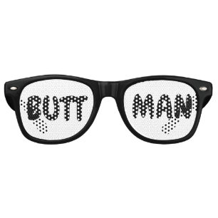 LUNETTES DE FÊTE RETRO BUTT MAN FUNNY PARTY SUNGLASSES