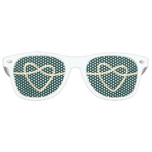 Lunettes De Fête Retro Cadeau de mariage en forme de cœur