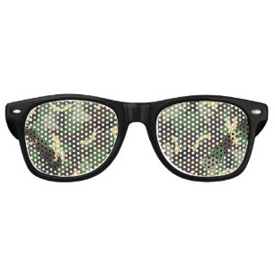 Lunettes De Fête Retro Camo frais