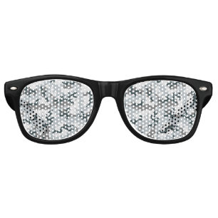 Lunettes De Fête Retro Camouflage urbain
