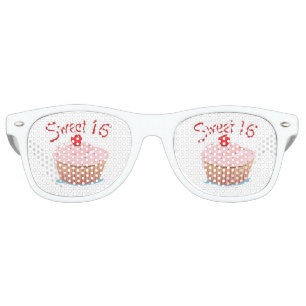 Lunettes De Fête Retro célébration du sweet sixteen