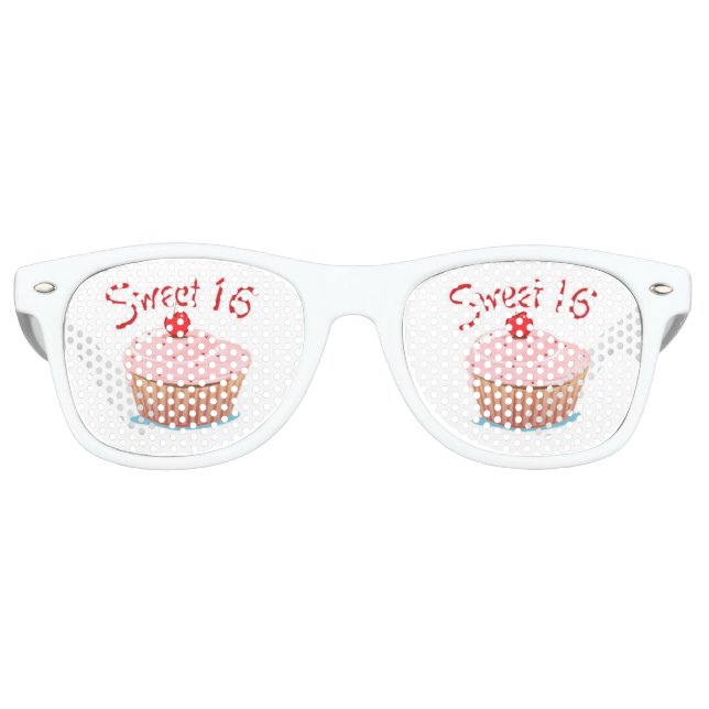 Lunettes De Fête Retro célébration du sweet sixteen (Devant)
