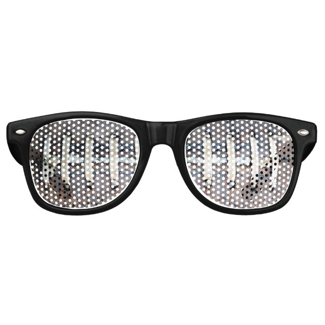 Lunettes De Fête Retro Chaînes de football (Devant)