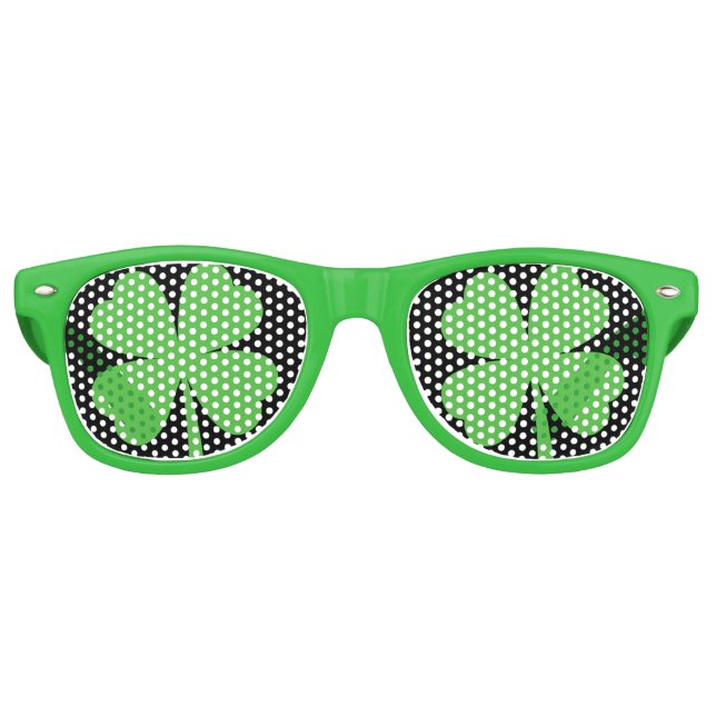 Lunettes De Fête Retro Chance Clover Party Shades (Devant)
