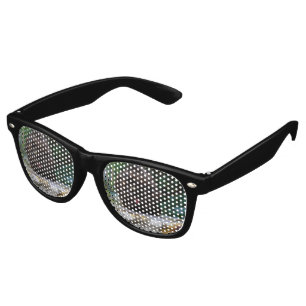 Lunettes De Fête Retro Chat noir en colère