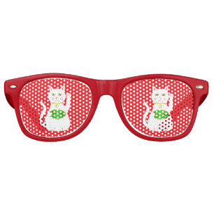 Lunettes De Fête Retro Chat Oriental Lucky