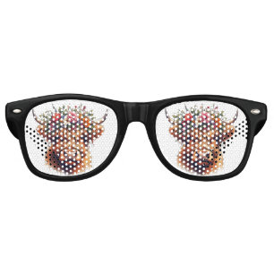 Lunettes De Fête Retro Chaussures écossaises Highland