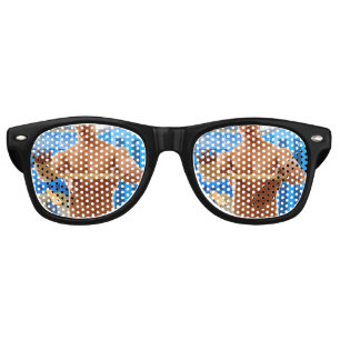 Lunettes De Fête Retro ChemiseSlipperyJoe homme musclé torse nu abs sho