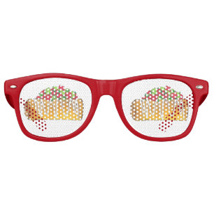Lunettes De Fête Retro Chimichanga Tex Mex Southwestern Food Burrito