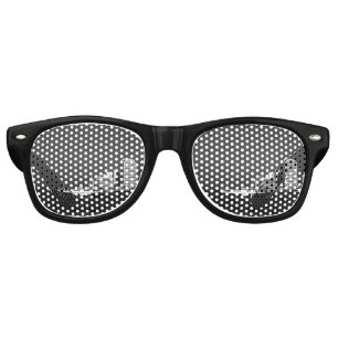 Lunettes De Fête Retro Chine vintage Hong Kong gratte-ciel de bateau ​ ​ 