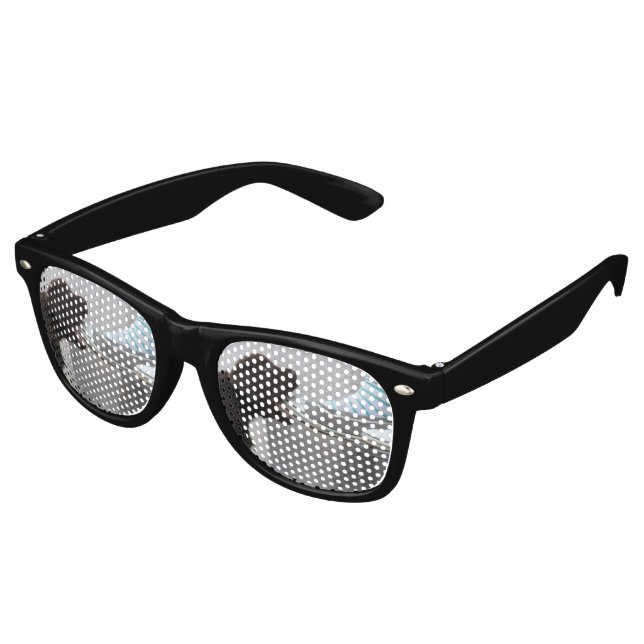 Lunettes De Fête Retro Chiot de Labrador Brown (Angulaire)