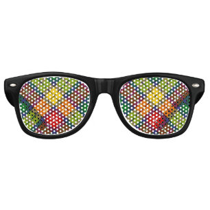 Lunettes De Fête Retro Clan Buchanan Tartan
