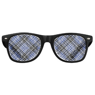 Lunettes De Fête Retro Clan Clark Tartan