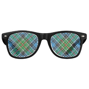Lunettes De Fête Retro Clan Colquhoun Tartan