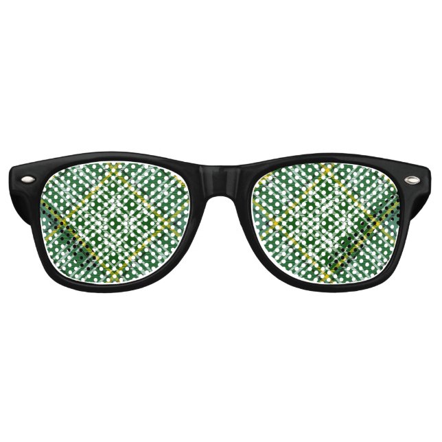 Lunettes De Fête Retro Clan Currie Tartan (Devant)