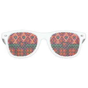 Lunettes De Fête Retro Clan Dalzell Plaid Scottish tartan