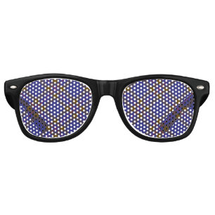 Lunettes De Fête Retro Clan Elliot Tartan moderne