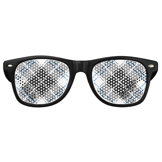 Lunettes De Fête Retro Clan Forbes robe Tartan (Devant)