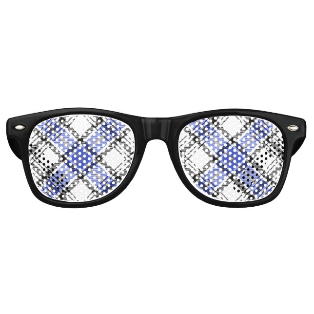 Lunettes De Fête Retro Clan Hannay Tartan (Devant)