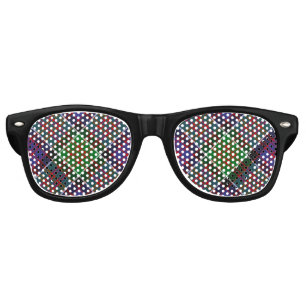 Lunettes De Fête Retro Clan MacDonald de Clanranald Tartan