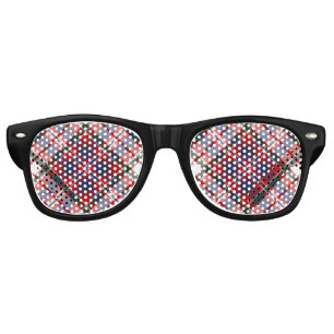 Lunettes De Fête Retro Clan MacFarlane robe Tartan