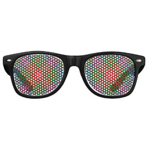 Lunettes De Fête Retro Clan Wilson Modern Tartan