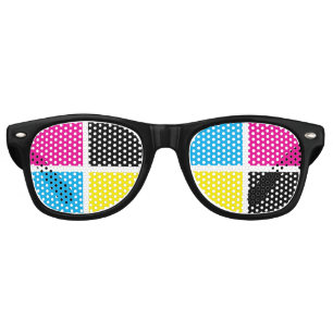 LUNETTES DE FÊTE RETRO CMJN