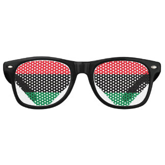 Lunettes De Fête Retro Cœur panafricain