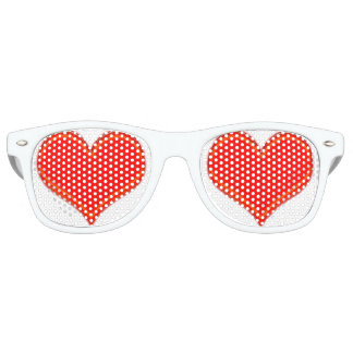Lunettes De Fête Retro Coeurs, dans l'amour