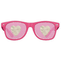Coeurs de glamour en or rose