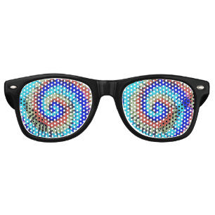 Lunettes De Fête Retro Colorant de cravate