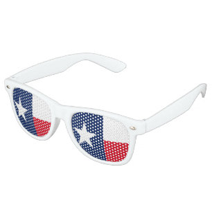 Lunettes De Fête Retro Conception du drapeau TEXAS -