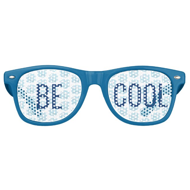 Lunettes De Fête Retro Cool | Cubes de glace (Devant)