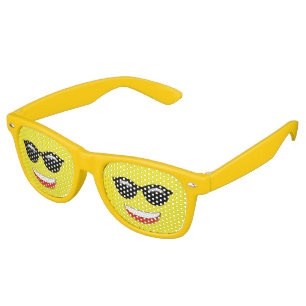 Lunettes De Fête Retro Cool Emoji