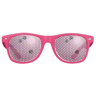Lunettes De Fête Retro Cool rose Bowling Ball Party Shades