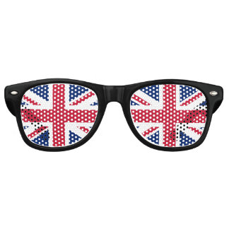 Lunettes De Fête Retro Coronation du roi Charles III, drapeau britannique