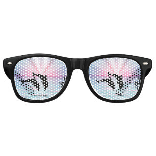 Lunettes De Fête Retro Coucher de soleil