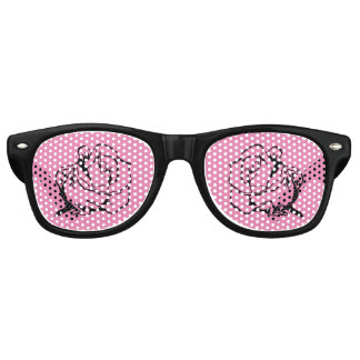 Lunettes De Fête Retro Couleur rose