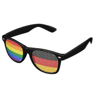 Lunettes De Fête Retro COULEURS DE DRAPEAU RAINBOUR & ALLEMAND + vos idé