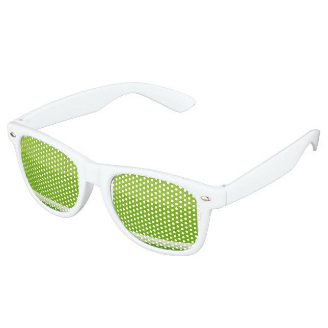 Lunettes De Fête Retro Couleurs de tranche de fruits de citron vert juteu (Angulaire)
