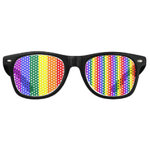 Lunettes De Fête Retro Couleurs LGBT