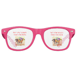 Lunettes De Fête Retro course à cheval